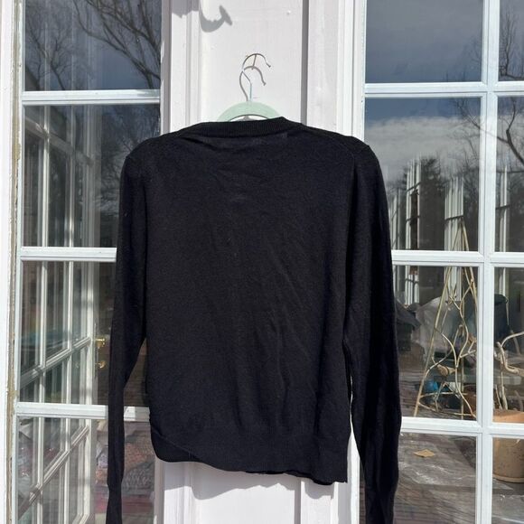 J Crew Wool Cashmere Sequin Zipped Cardigan Sweater - Picture 4 of 6